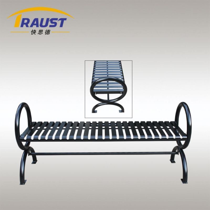 Economic Outdoor Wrought Iron Bench, Antique Cast Iron Park Chair