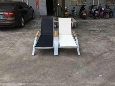 Good Service SGS Unfolded OEM Foshan Lounger Outdoor Bed Beach Chair Chaise Lounge