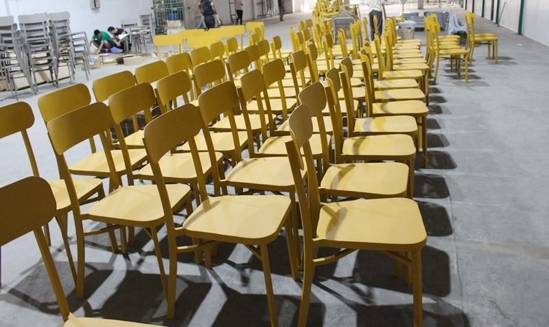 Commercial Furniture Restaurant Colorful Antique Metal Dining Chair
