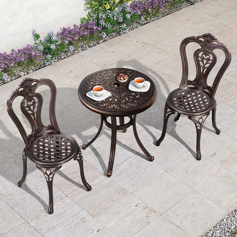Outdoor Cast Aluminum 3 PCS Set Dining Furniture