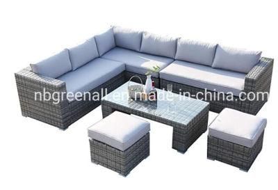 Hotel Villa Patio Rattan Wicker Garden Balcony Rattan Garden Patio Outdoor Sofa Furniture