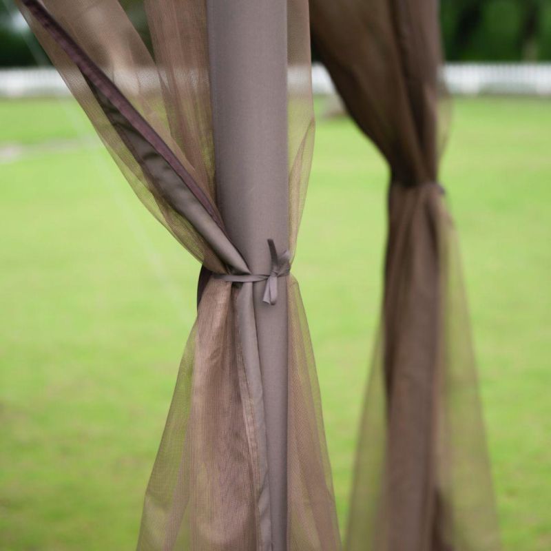 Iron Hexagon Outdoor Tent Patio Gazebo for Party Wedding