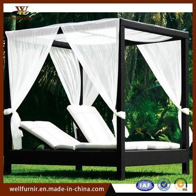 Outdoor Rattan Art Furniture Leisure Hotel Aluminum PE Rattan Lounge (WF-375)