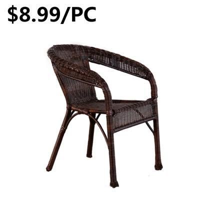 Modern Customized Outdoor Home Hotel Balcony PE Dining Rattan Chair