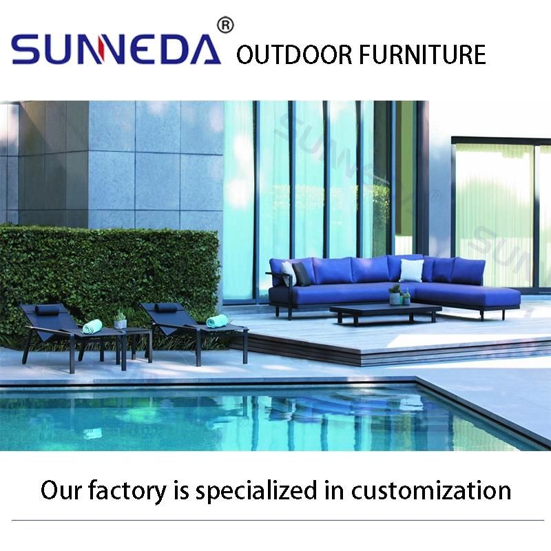 Factory Directly Sell Good Quality Hotsale Aluminium Alloy Metal Outdoor Sofa Set