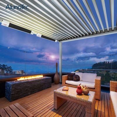 Motorised Adjustable Pergola Roof System Aluminum Pergolas