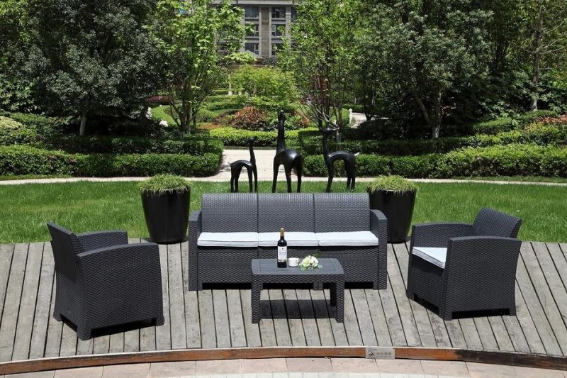 Sofa Knocked Down Rattan Outdoor Sofa