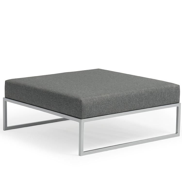 Foshan L Shape Glowing Garden Furniture Sofa Bed for Exterior or Outdoor Use