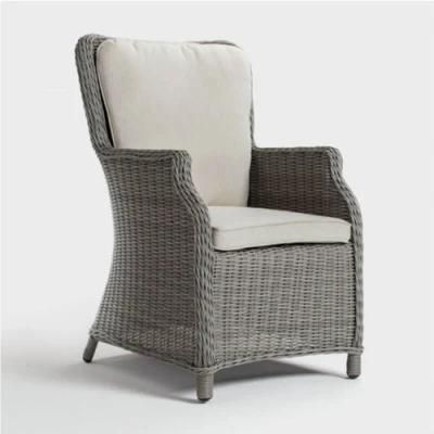 Geneva Outdoor Patio Dining Chair Garden Armchair with Seat Cushion