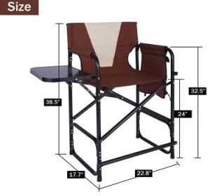 Makeup Tall Aluminium Outdoor Movie Director Chair