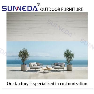 Outdoor Aluminum Square Tube Frame UV Full Set Upholstery Furniture