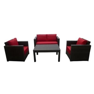 Flat Wicker Square Sofa Set Garden Sofa