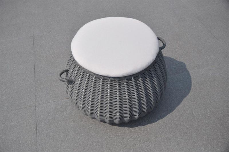 Modern Garden Furniture Sofa Patio Rattan Lounge Set Hotel Home Aluminum Leisure Sofa Set with Storage Box
