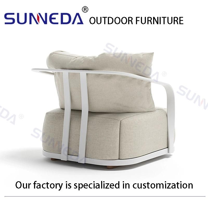 Exquisite Style Restaurants Cafe Minimalism Design Outdoor Furniture Set (Accept Customized)