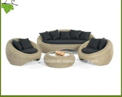 Modern Outdoor Furniture Rattan Patio Round Wicker Sofa