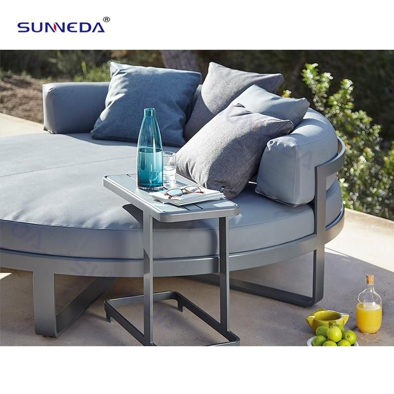 Leisure Comfortable Aluminum Frame Poolside Modern Patio Garden Sofa Bed Outdoor Daybed