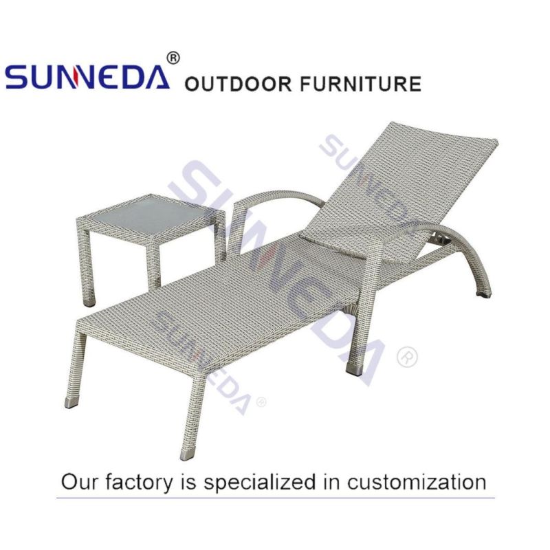 Outdoor Furniture Chair Garden Sets Resort Beach Sun Lounger Rattan Furniture