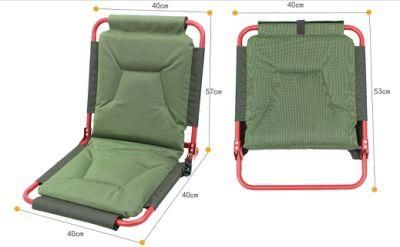 Traveling Folding Stadium Custom Fabric Padded Chair Picnic Beach Chair Mat