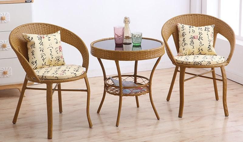 Outdoor Garden Furniture Rattan Wicker Rope Dining Chairs