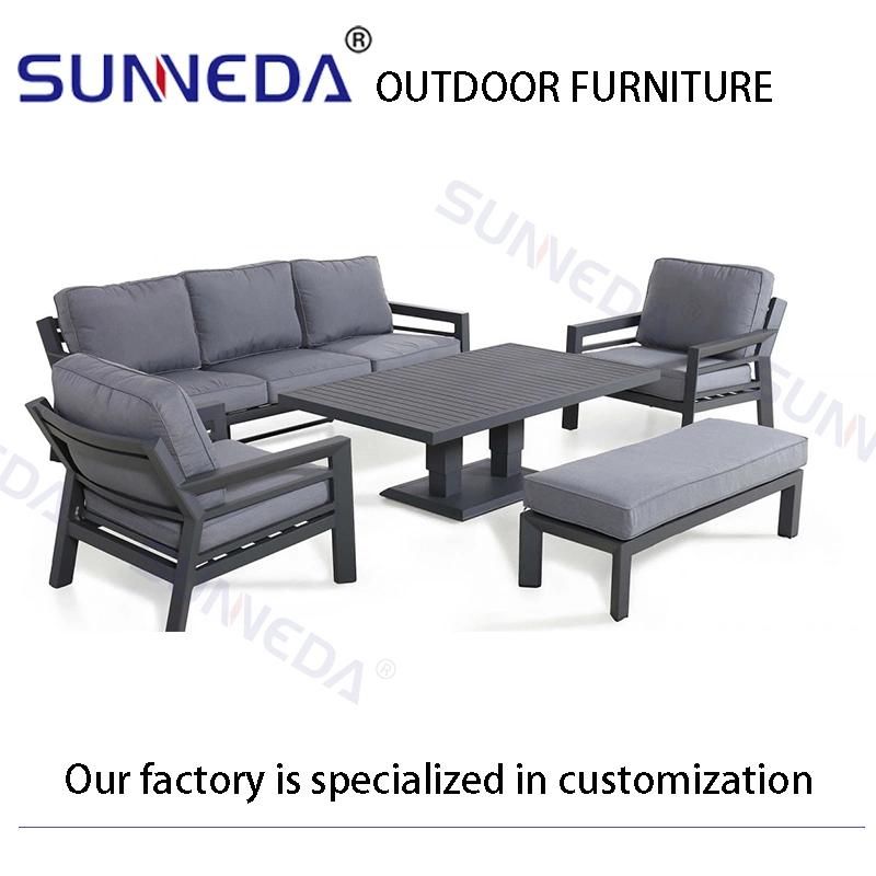 High End Popular Pool Indoor Garden Furniture Sofa Sets