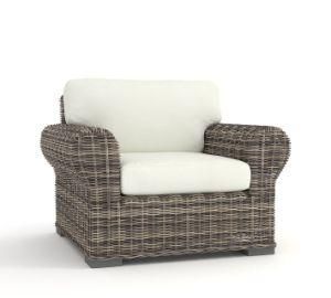 Garden Rattan Wicker Luxury Large Size Lounge Single Sofa