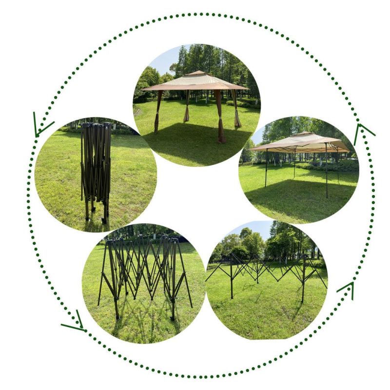 Outdoor 13X13FT Canopy Patio Gazebo Tent for Party Camping
