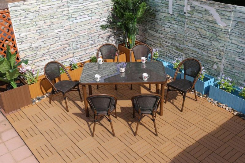 Hotel Modern Restaurant Outdoor Garden Furniture Patio Dining Table