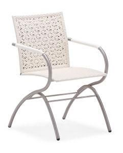 White Rattan Garden Chairs
