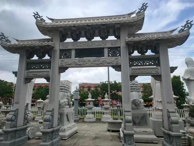 Granite Memorial Archway Hand Carved Stone Memorial Gate