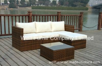 New Rattan Outdoor Garden Furniture Set Corner Sofa Table (WF-15166)