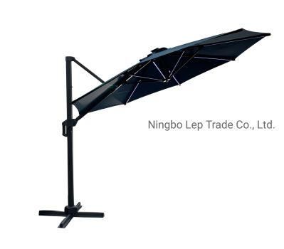 Roma Cantilever Umbrella with LED Light