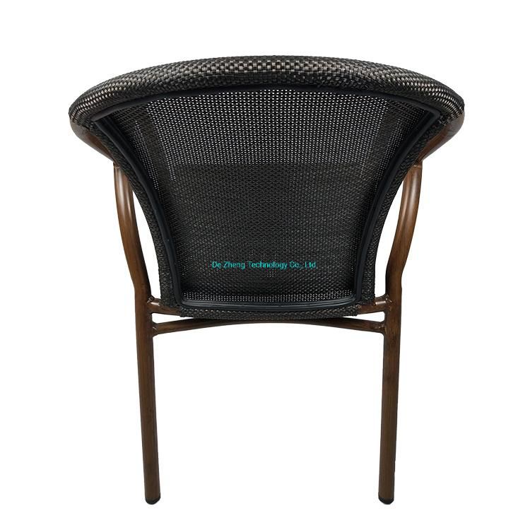 2020 Waterproof Mesh Ventilate Textilene Outdoor Leisure Dining Chair for Restaurant