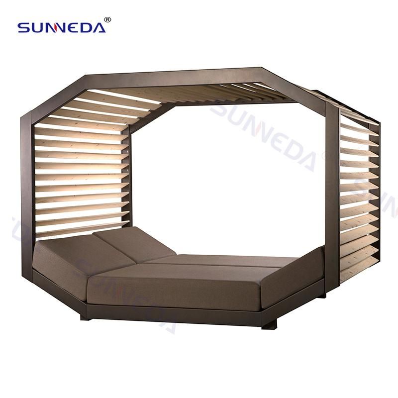 Modern Aluminum Leisure Sunlounge Courtyard Outdoor Furniture