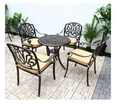 4 Seats Outdoor Dining Table Furniture Set Casting Outdoor Garden Table Furniture