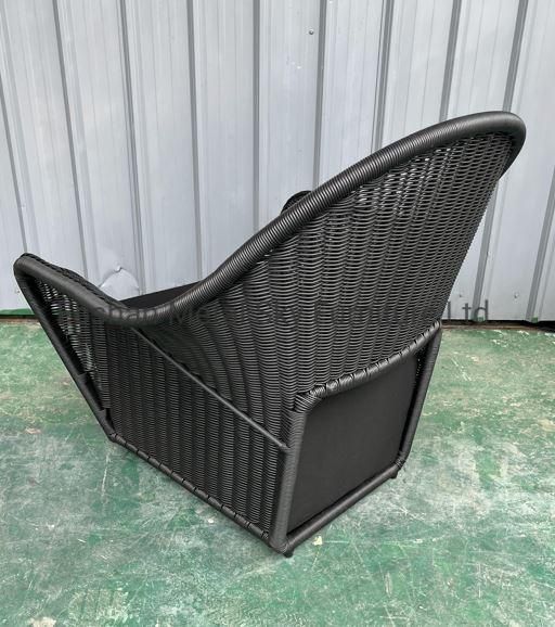 Outdoor Hotel Restaurant Patio Garden Cushion Aluminum Wicker Rattan Sofa