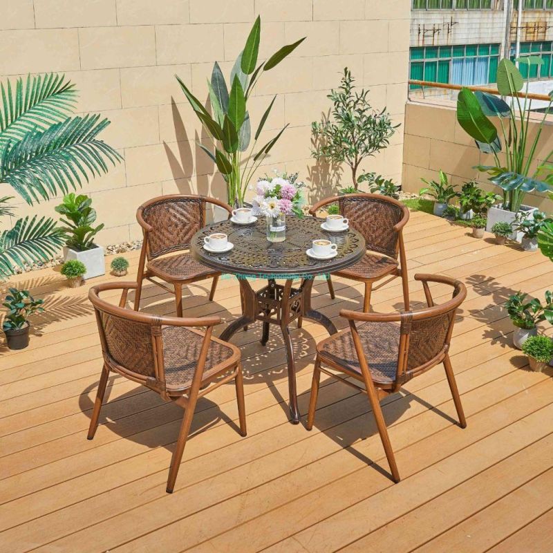 Leisure Facilitie Factoryindoor Outdoor Space Elastic Patio Bistro Weaving Garden Dining Living Room Rope Sofa Furniture Chair