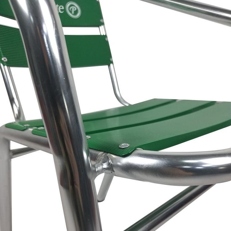 Customize Logo Brand Outdoor Dining Chair Ads Cheap Garden Bar Furniture