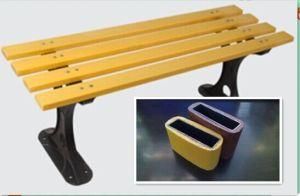 Outdoor Plastic Steel Bench for Garden