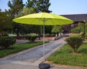 10FT-18ribs Outdoor Garden Push up Patio Umbrella with Fiberglass