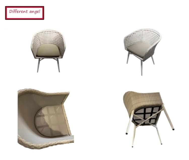 Garden Rattan Furniture Table and Chair Wicker Dining Set Outdoor Furniture
