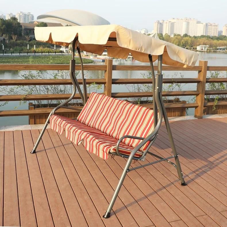 Morden Leisure Colorful Patio Hanging Swing Chair with Awning