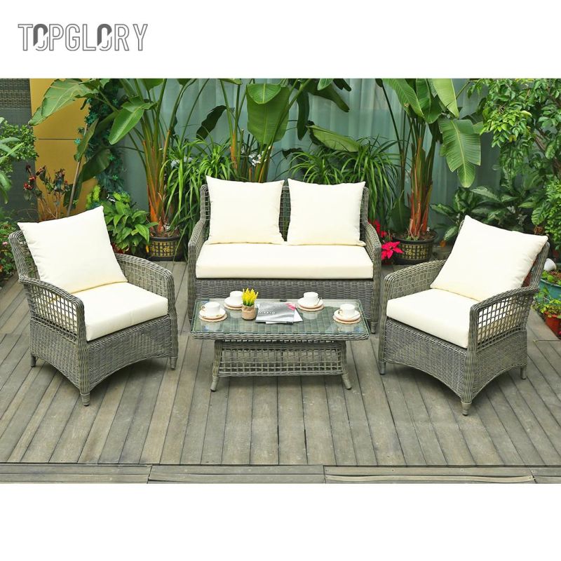 Best Quality Rattan Home Garden Furniture Wicker Outdoor Sofa