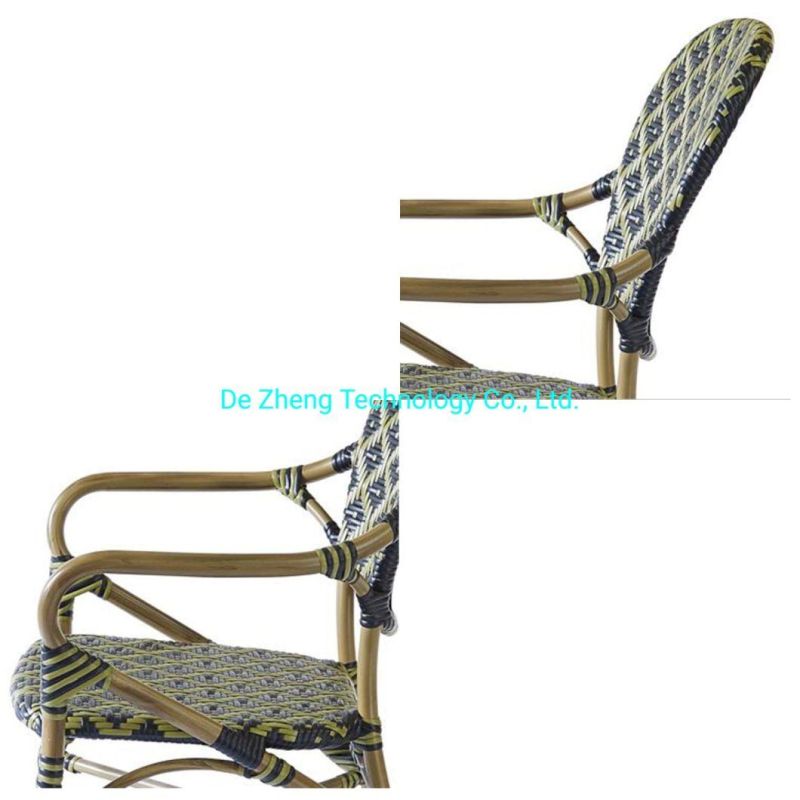 Modern Furniture French Cafe Bistro Rattan Furniture Garden Chairs