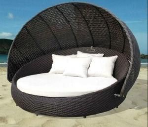 Outdoor Furniture Rattan Bed (HB-1205)