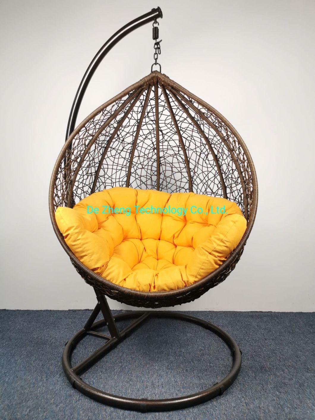 Extra Large Outdoor Patio Swings Hanging Chair with Enforce Iron Stand
