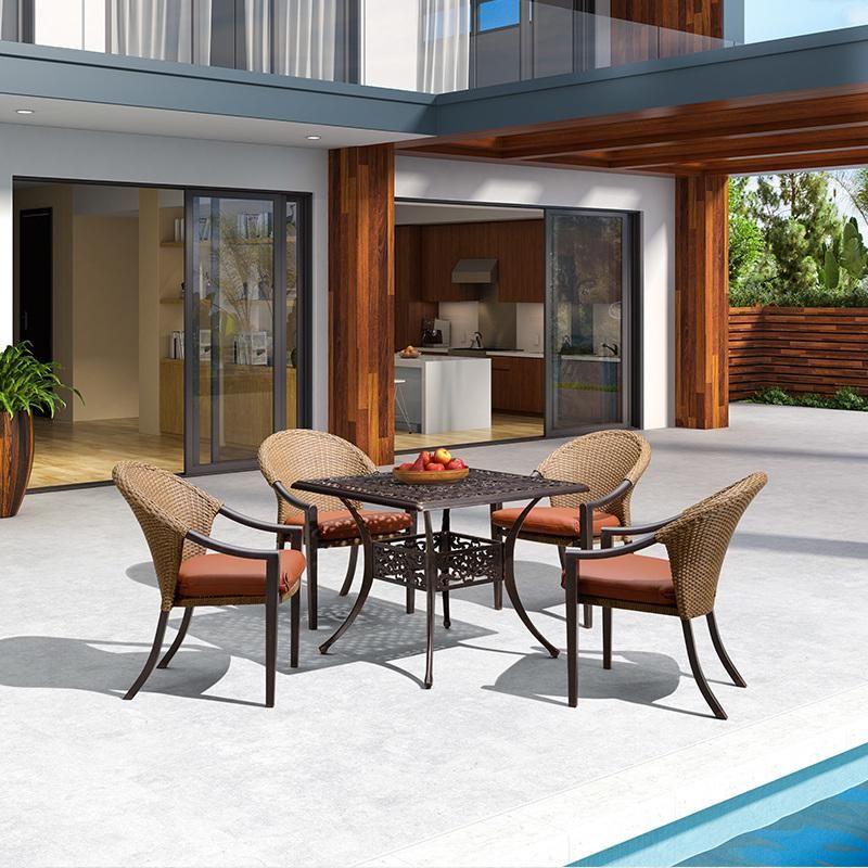 Cast Aluminum Garden Sets Outdoor Patio Chair Furniture