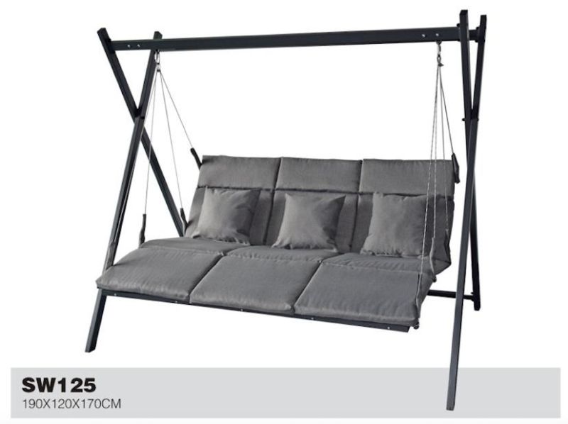 Three Seat Swing Chair Without Canopy