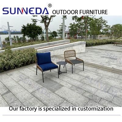 Project Outdoor Aluminum Garden Leisure Chair Furniture with Table Dining Furniture