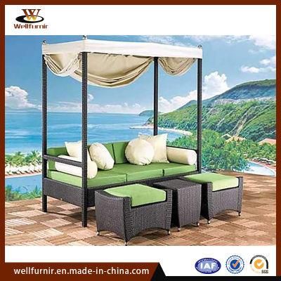 Creative Leisure Villa Garden Rattan Art Outdoor Furniture Hotel Resort Sea View Room (WF-378)
