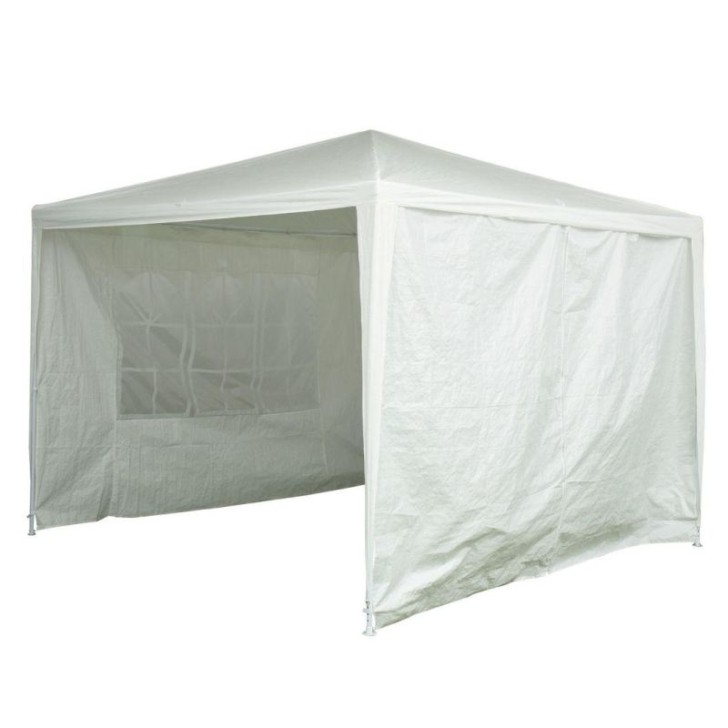3X6m White Aluminium Outdoor Manual PE/PVC Folding Party Tent